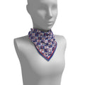 Blue + Red Checkerboard Gameday Scarf - Swells - COLOR GAME