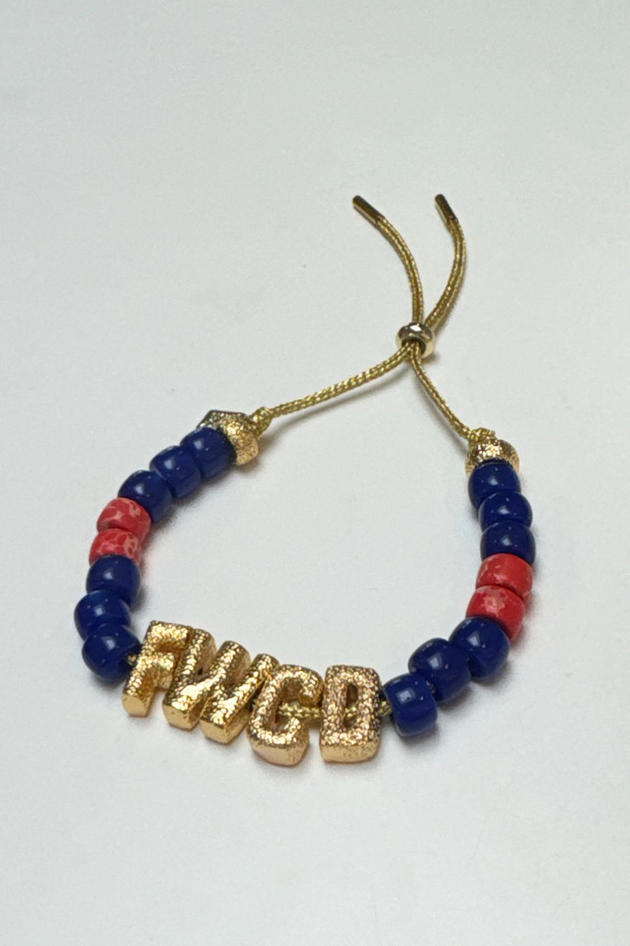 Blue + Red Eye Candy FWCD ID Bracelet - Lucky Star Jewels - Color Game