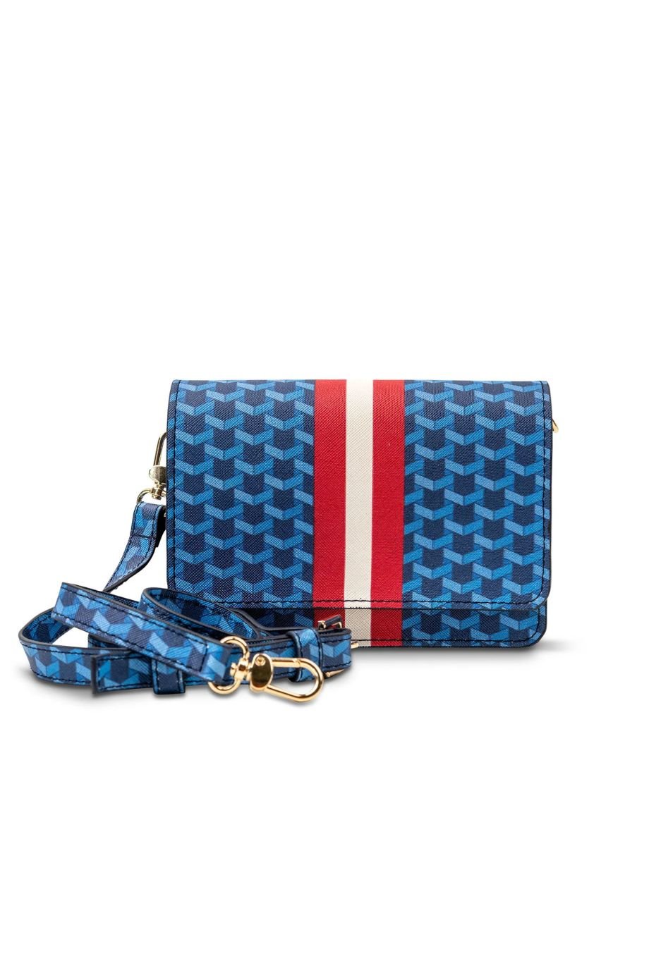 Blue + Red Game Day Stadium Bag - Main and Exchange - COLOR GAME