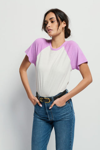 Bobbie Tee Shirt Violet Tulle - Nation LTD - COLOR GAME