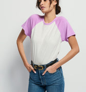 Bobbie Tee Shirt Violet Tulle - Nation LTD - COLOR GAME