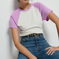 Bobbie Tee Shirt Violet Tulle - Nation LTD - COLOR GAME