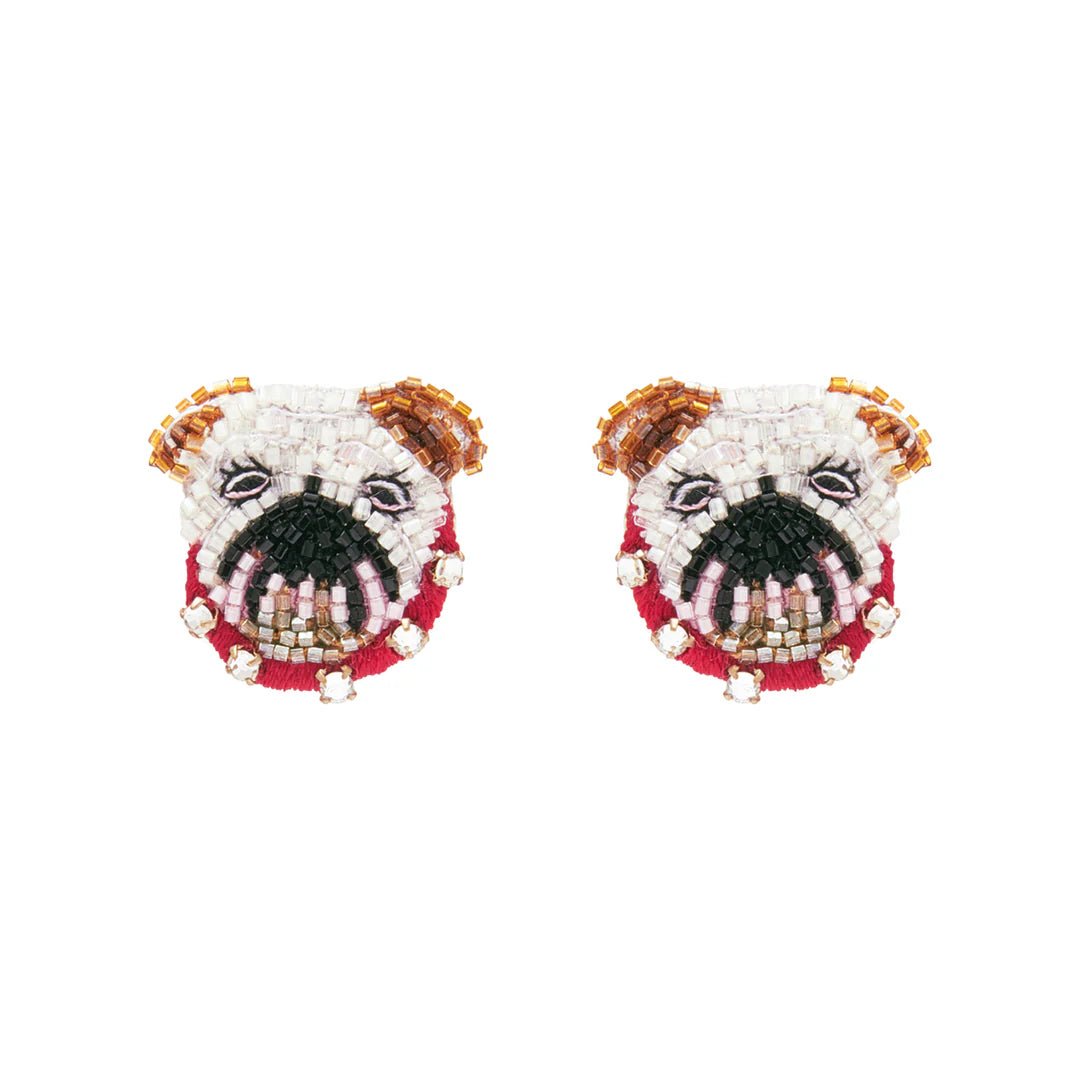 Bulldog Stud Earrings - Mignonne Gavigan - Color Game