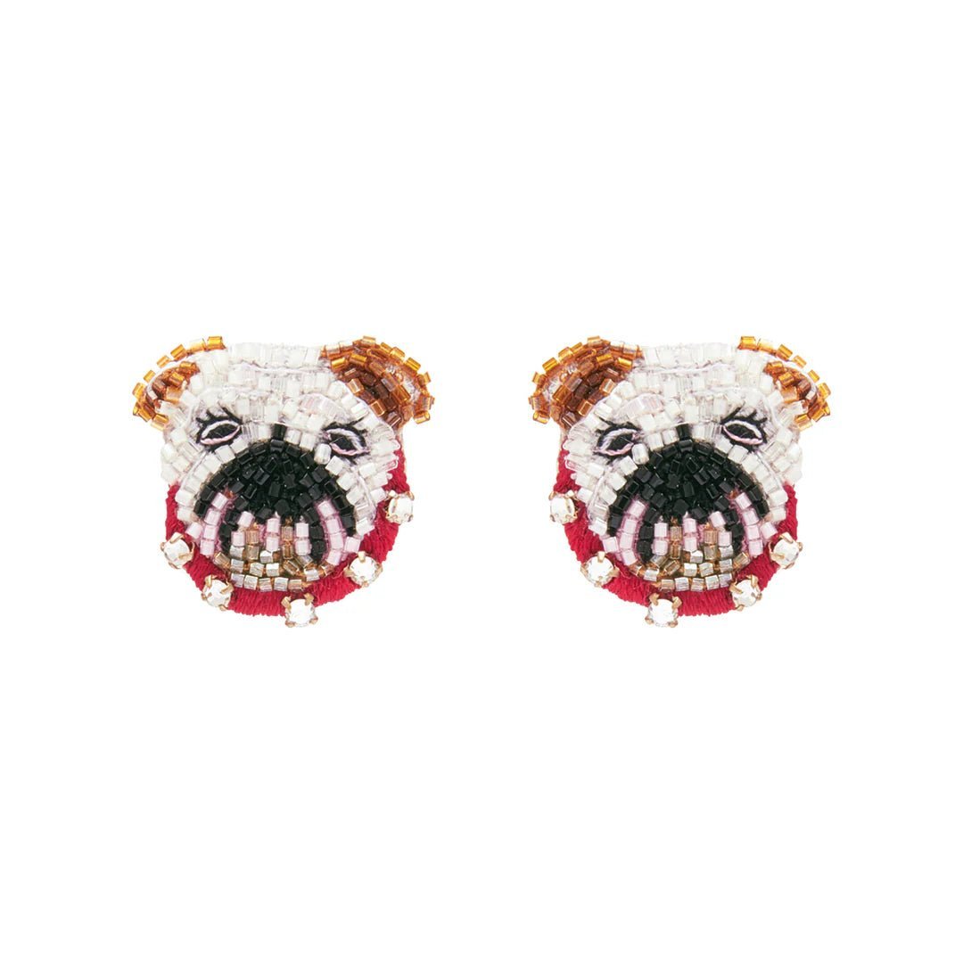 Bulldog Stud Earrings - Mignonne Gavigan - Color Game