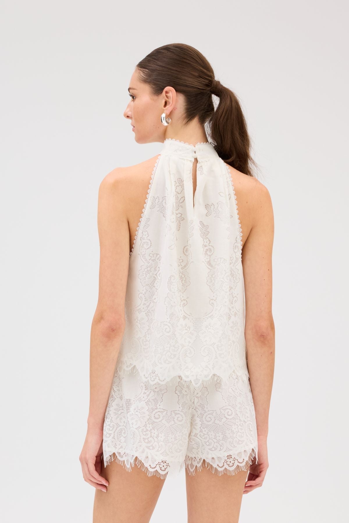 Cameron Lace Halter Tank - Allison New York - COLOR GAME