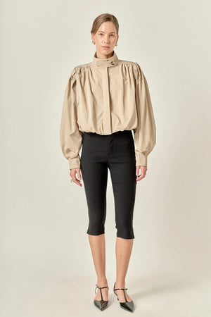 Campbell Shirred Short Trench - English Factory - COLOR GAME