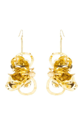 Carmine Earrings Gold - Mignonne Gavigan - COLOR GAME