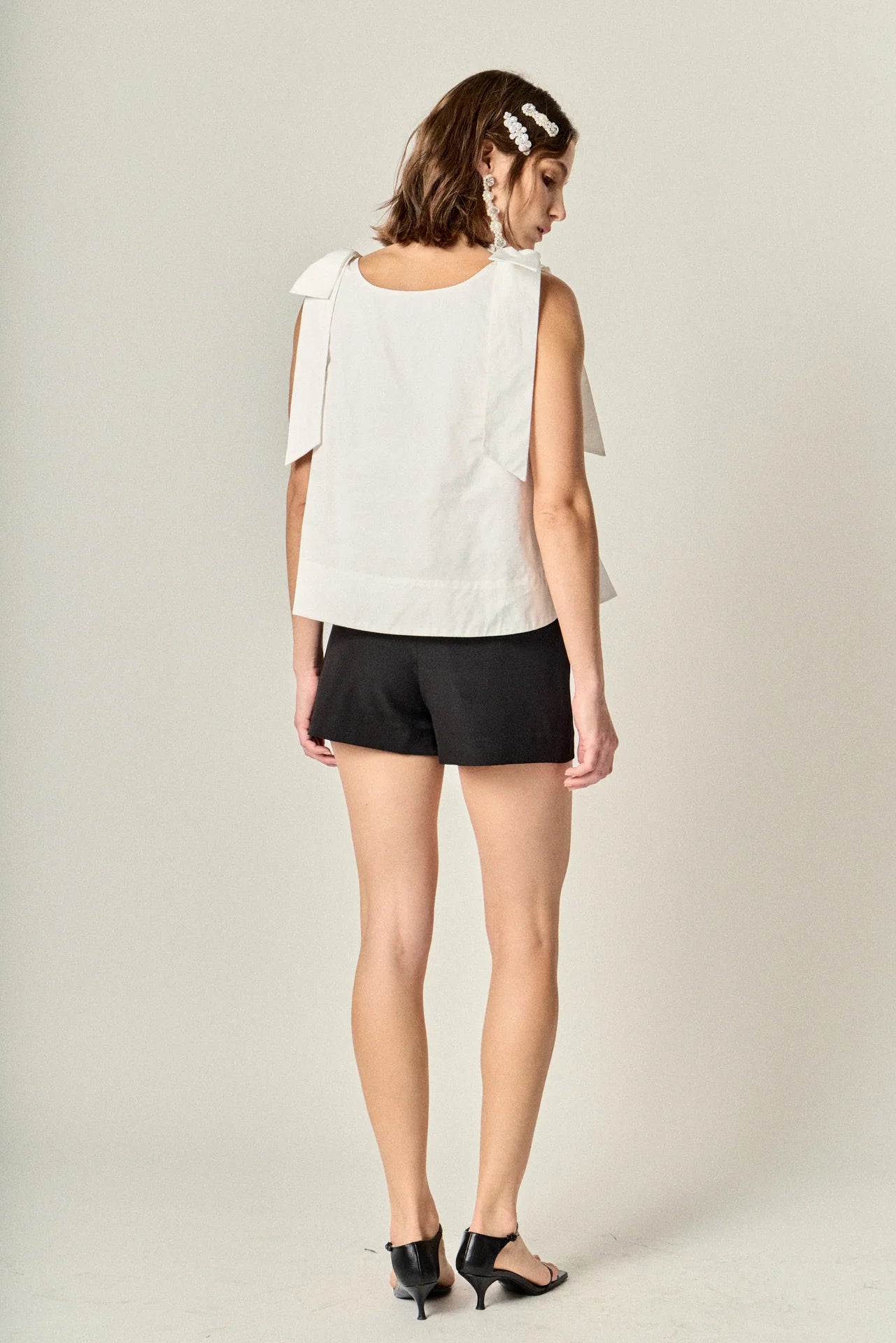 Caryn Bow Shoulder Top - FINAL SALE - English Factory - COLOR GAME