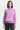 Cashmere Oversized Turtleneck With Front Pocket Purple Heart - Minnie Rose - COLOR GAME