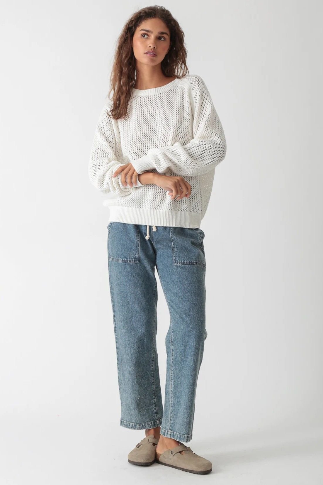 Chloe Sweater Whisper - Electric & Rose - COLOR GAME