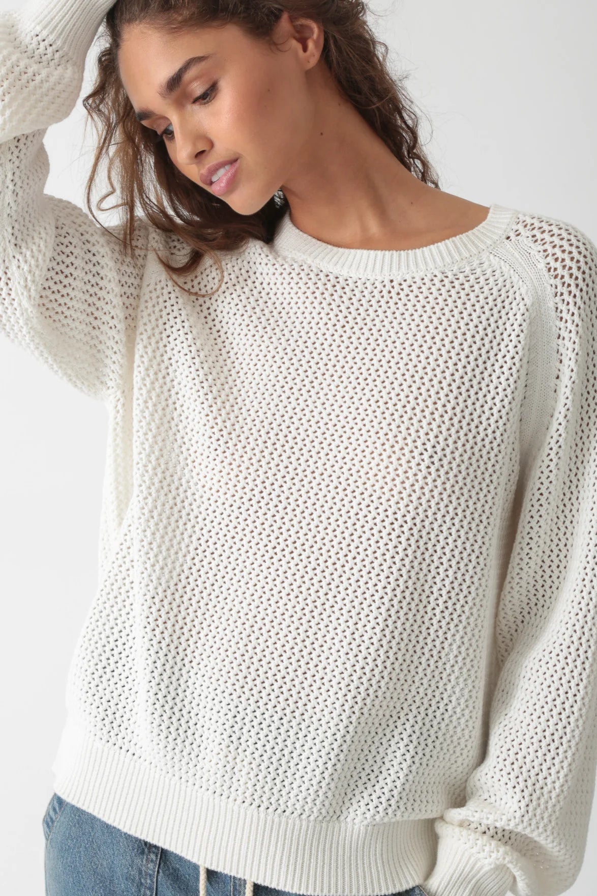 Chloe Sweater Whisper - Electric & Rose - COLOR GAME