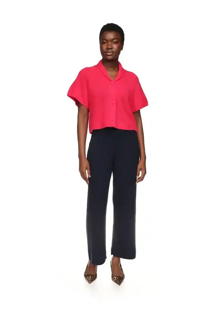 Christina Cherry Cashmere Cardigan - Brodie Cashmere - COLOR GAME