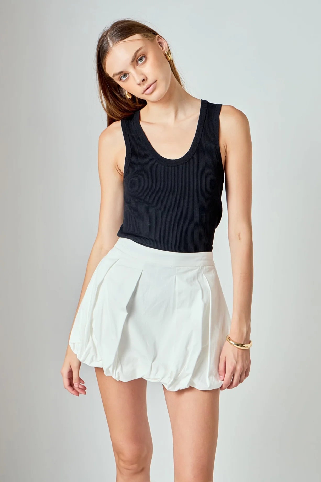 Claire Bubble Hem Skort - Endless Rose - COLOR GAME