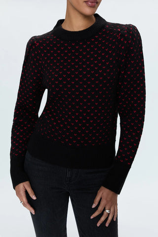 Coco Puff Sleeve Sweater Amour - Pistola - COLOR GAME