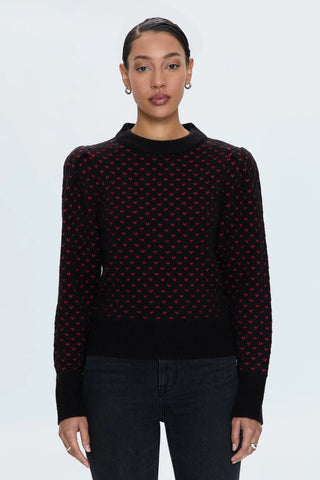 Coco Puff Sleeve Sweater Amour - Pistola - COLOR GAME