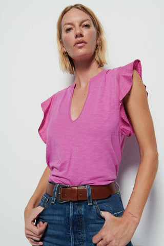 Constance V - Neck Top Rosebud - Nation LTD - COLOR GAME