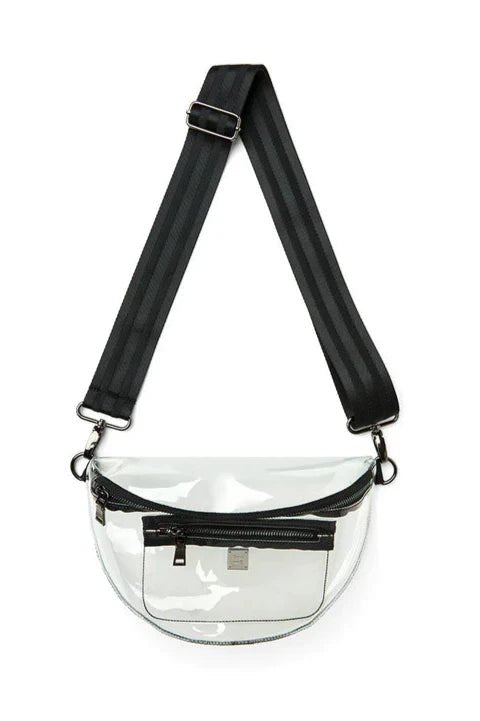 Convertible Clear Stadium Bag Black - Think Royln - COLOR GAME