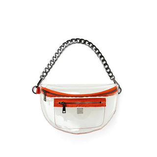 Convertible Clear Stadium Bag Burnt Orange - Think Royln - COLOR GAME