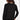 Cotton Cashmere Frayed Edge V - Neck Black - Minnie Rose - COLOR GAME