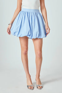 Crosby High - Waisted Bubble Mini Skirt - Endless Rose - COLOR GAME
