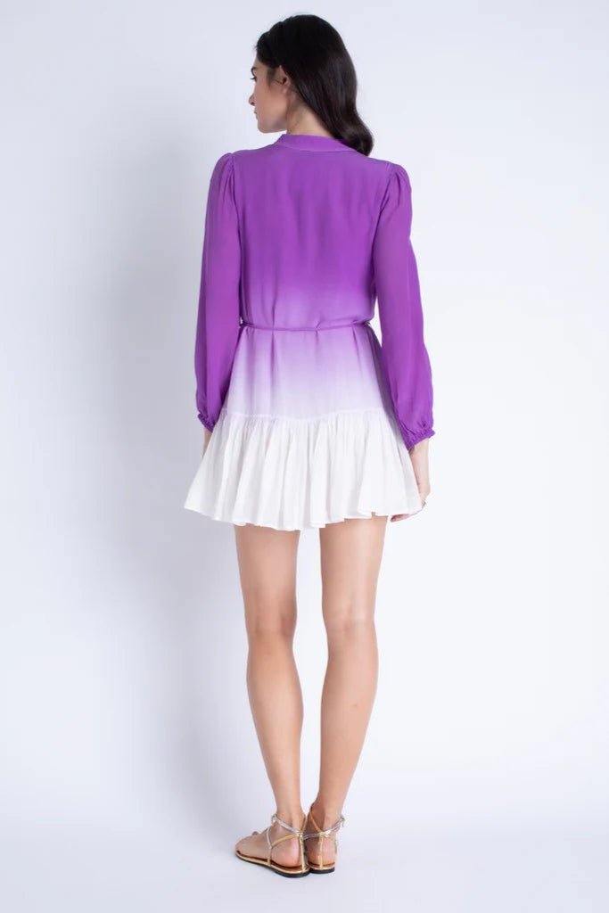 Dana Lavender Ombre Mini Dress - Karina Grimaldi - COLOR GAME