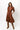 Darci Caramel Faux Leather Midi Dress - Hutch - COLOR GAME