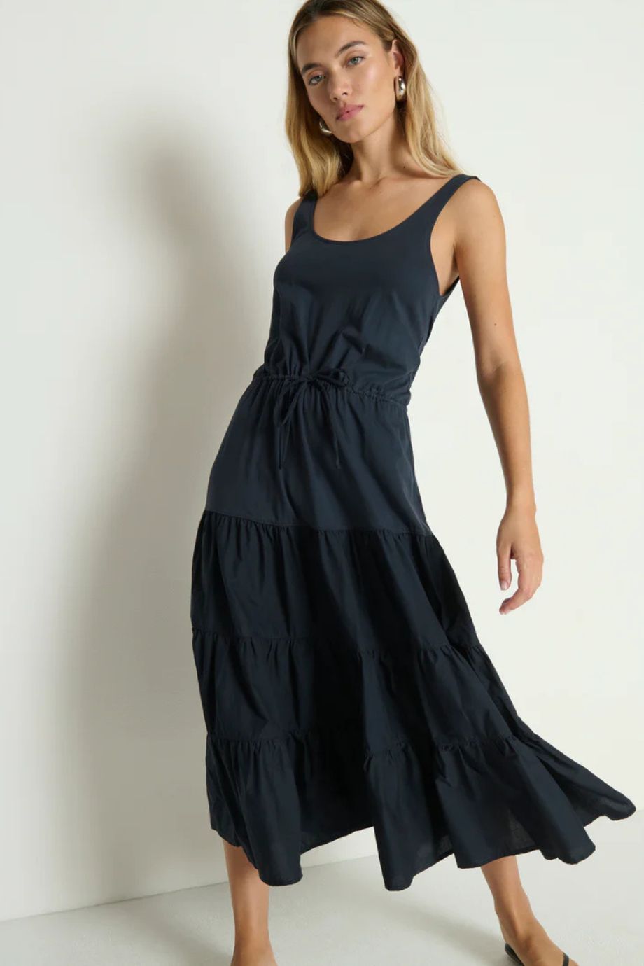 Denise Midi Dress Night Sky - Nation Los Angeles - COLOR GAME