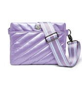 Diagonal Bum Bag 2.0- Pearl Lavender - Think Royln - Color Game