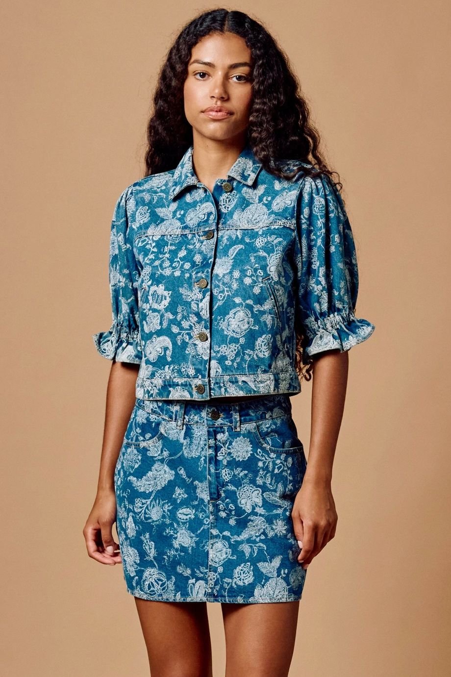 Dorian Bois Laser Print Jacket - Cleobella - COLOR GAME