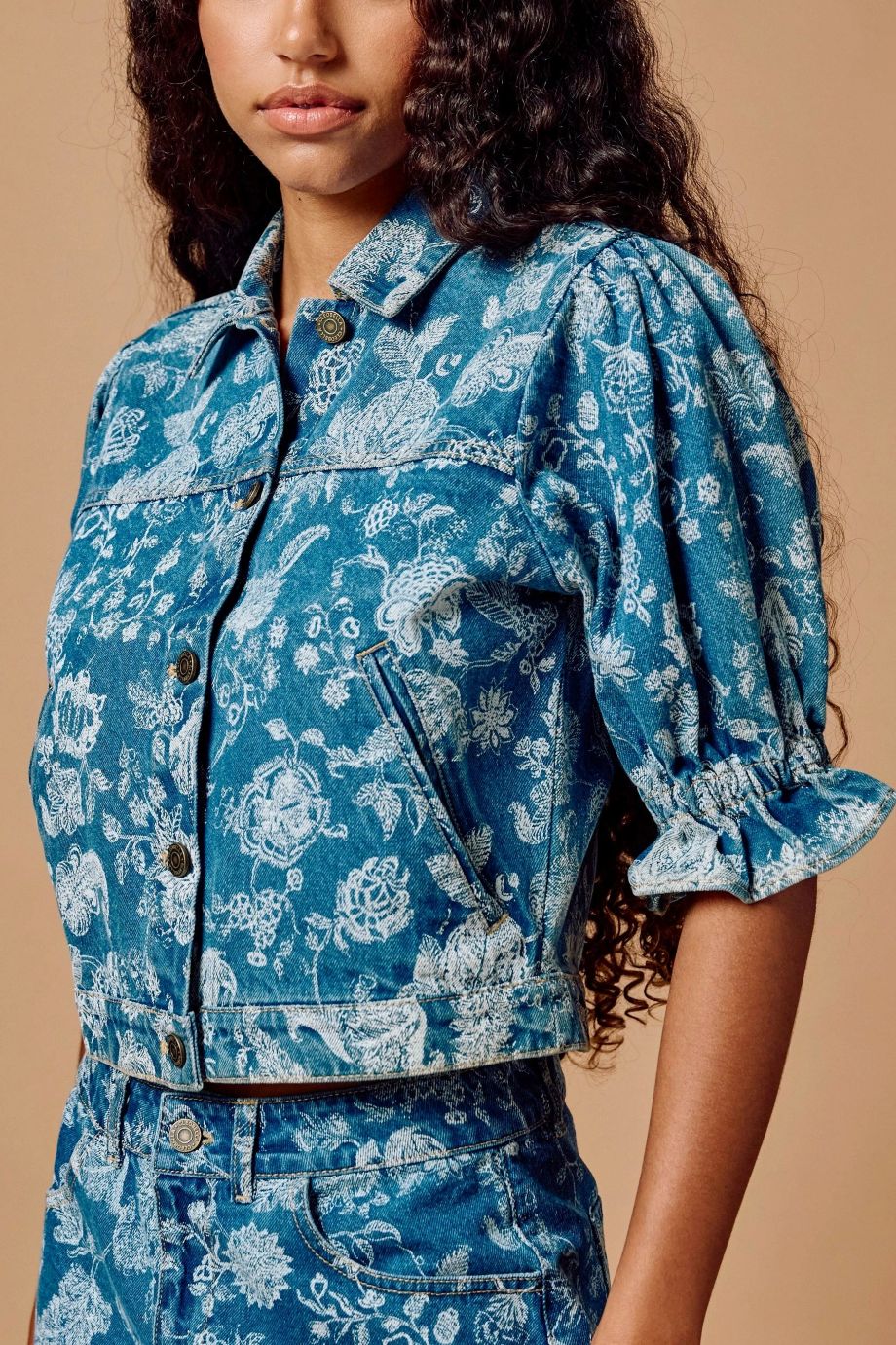 Dorian Bois Laser Print Jacket - Cleobella - COLOR GAME