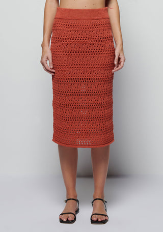 Driana Crochet Skirt Ginger - Nation LTD - Color Game