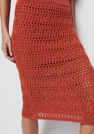 Driana Crochet Skirt Ginger - Nation LTD - Color Game