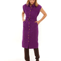 Eggplant Avril Eyelet Twill Dress - Allison New York - COLOR GAME