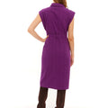 Eggplant Avril Eyelet Twill Dress - Allison New York - COLOR GAME