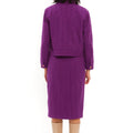 Eggplant Liv Eyelet Twill Jacket - Allison New York - COLOR GAME