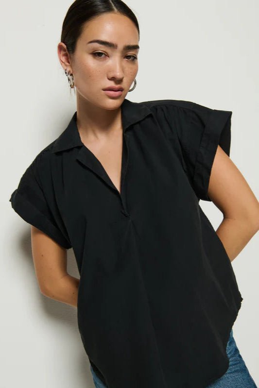 Elliot Shirt Jet Black - Nation LTD - COLOR GAME