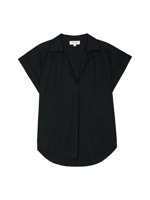 Elliot Shirt Jet Black - Nation LTD - COLOR GAME