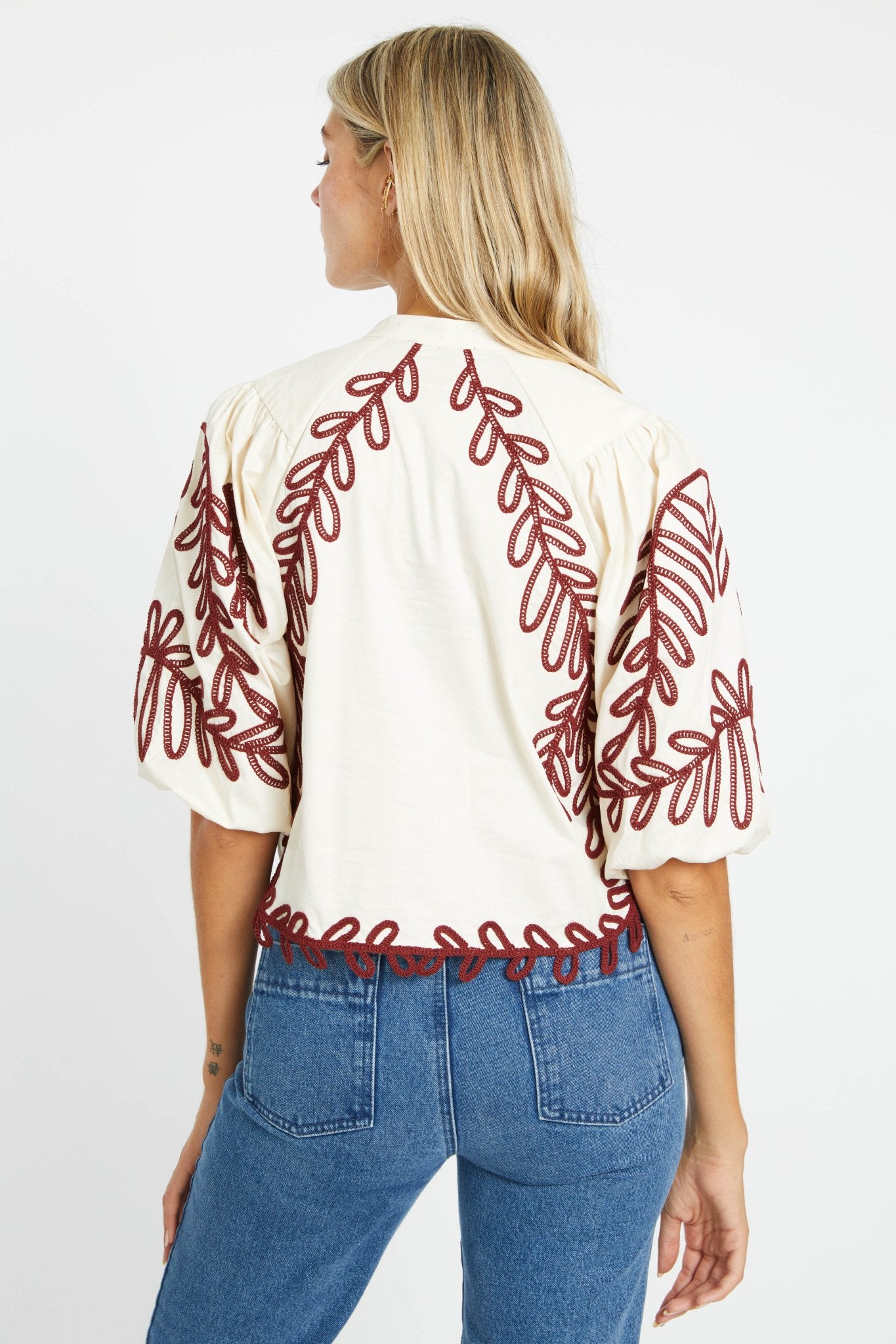 Elodie Ivory / Chocolate Top