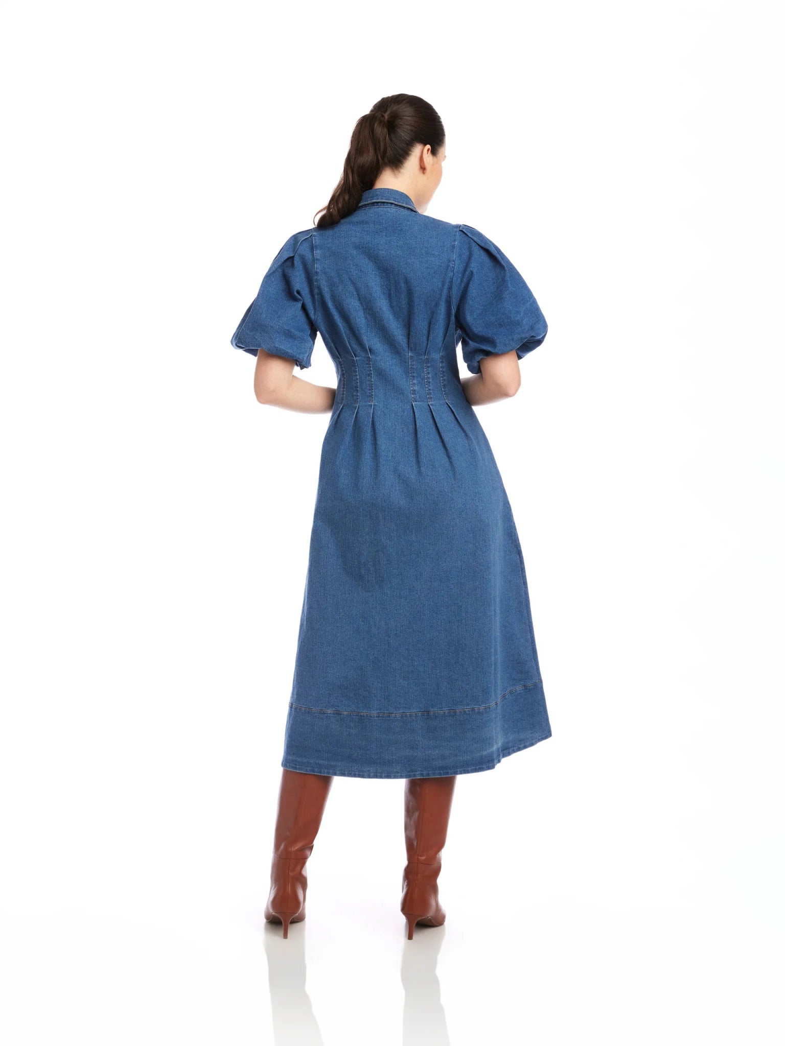 Esme Denim Midi Shirtdress - FINAL SALE - Fifteen Twenty - COLOR GAME