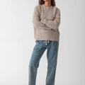 Esme Sweater Oatmeal - Electric & Rose - COLOR GAME