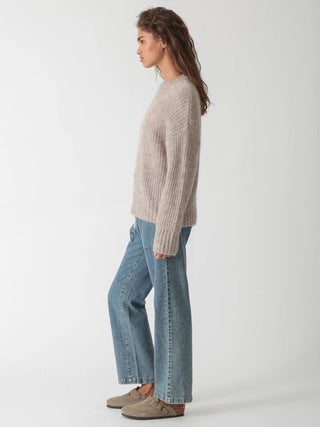 Esme Sweater Oatmeal - Electric & Rose - COLOR GAME