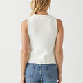 Estelle Sweater Vest Chalk - Michael Stars - COLOR GAME