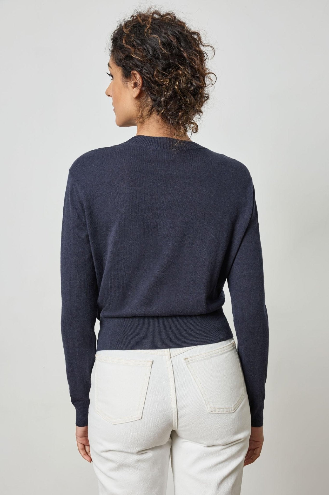 Everyday Crewneck Sweater Navy - Lilla P - COLOR GAME