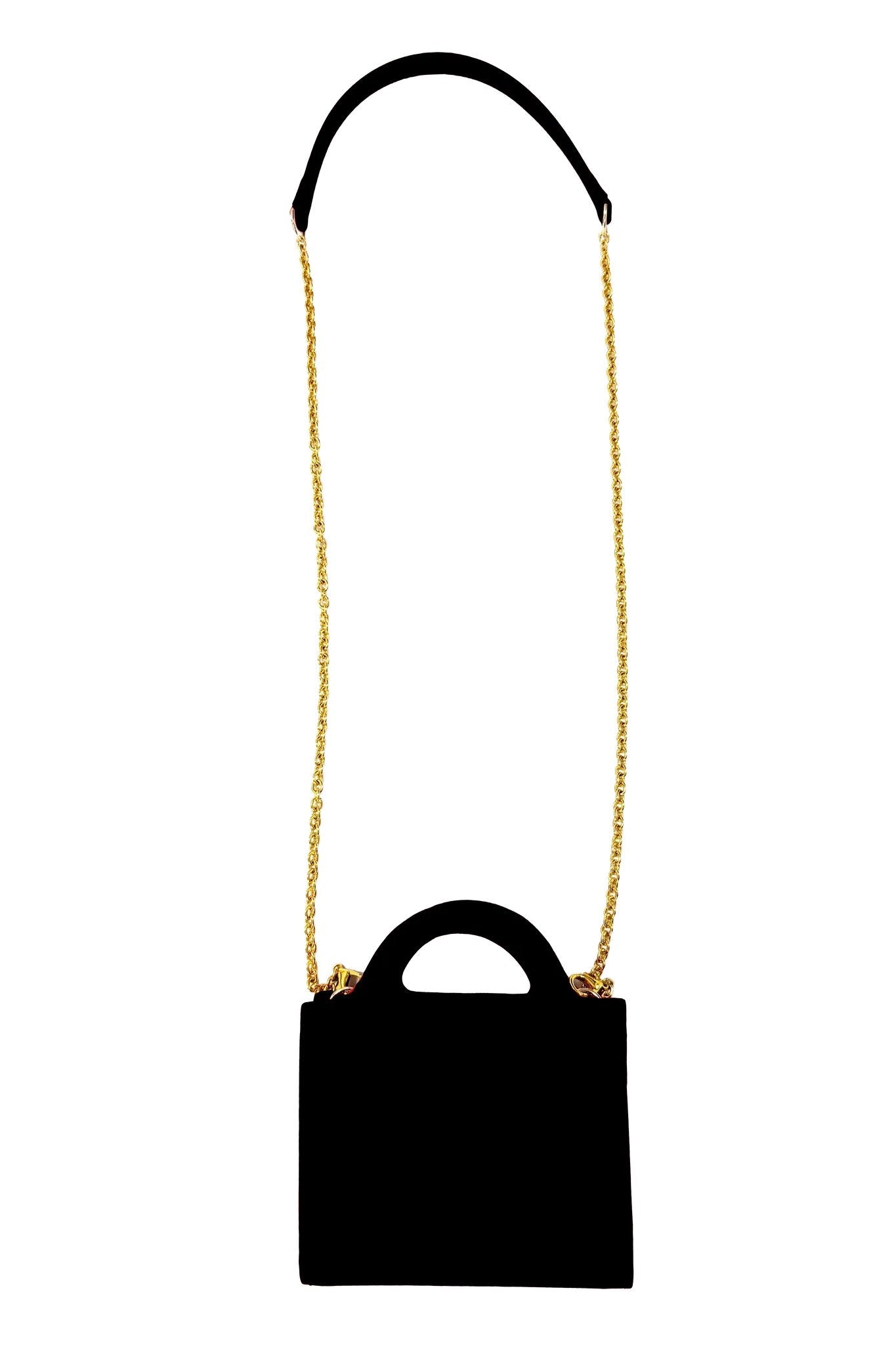 Fan Fold Leather Crossbody Wallet Black - Saturday Silks - COLOR GAME