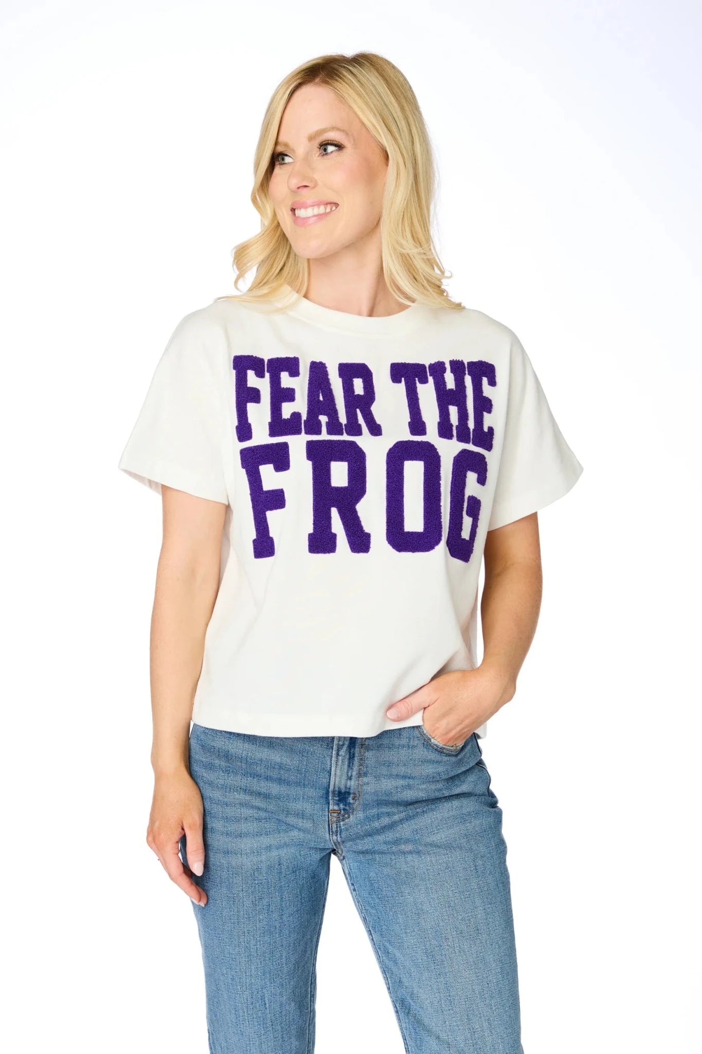 Fear the Frog Chenille Team Top - Stewart Simmons - COLOR GAME