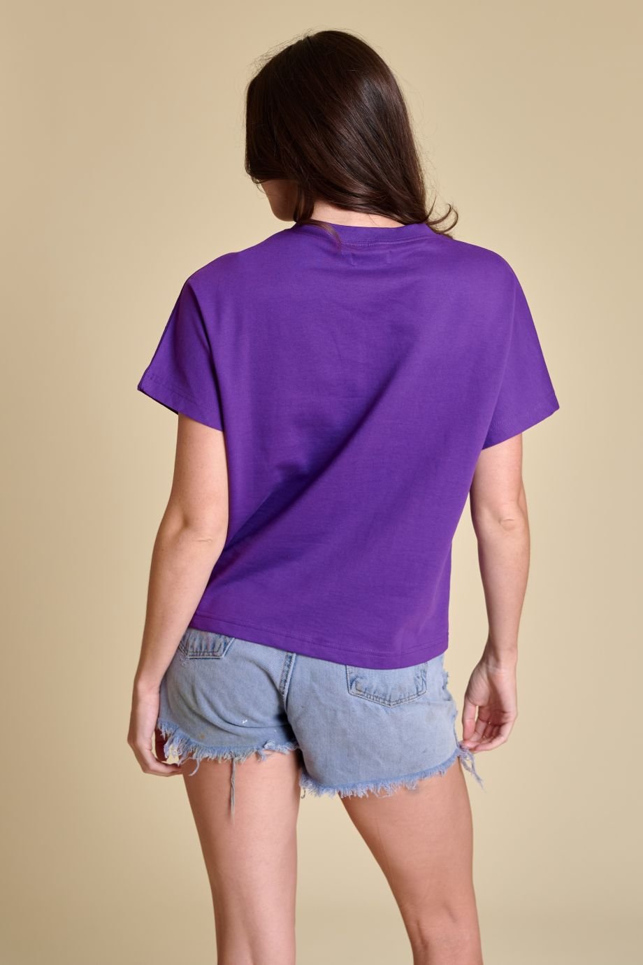 Fear the Frog Chenille Team Top Purple - Stewart Simmons - COLOR GAME