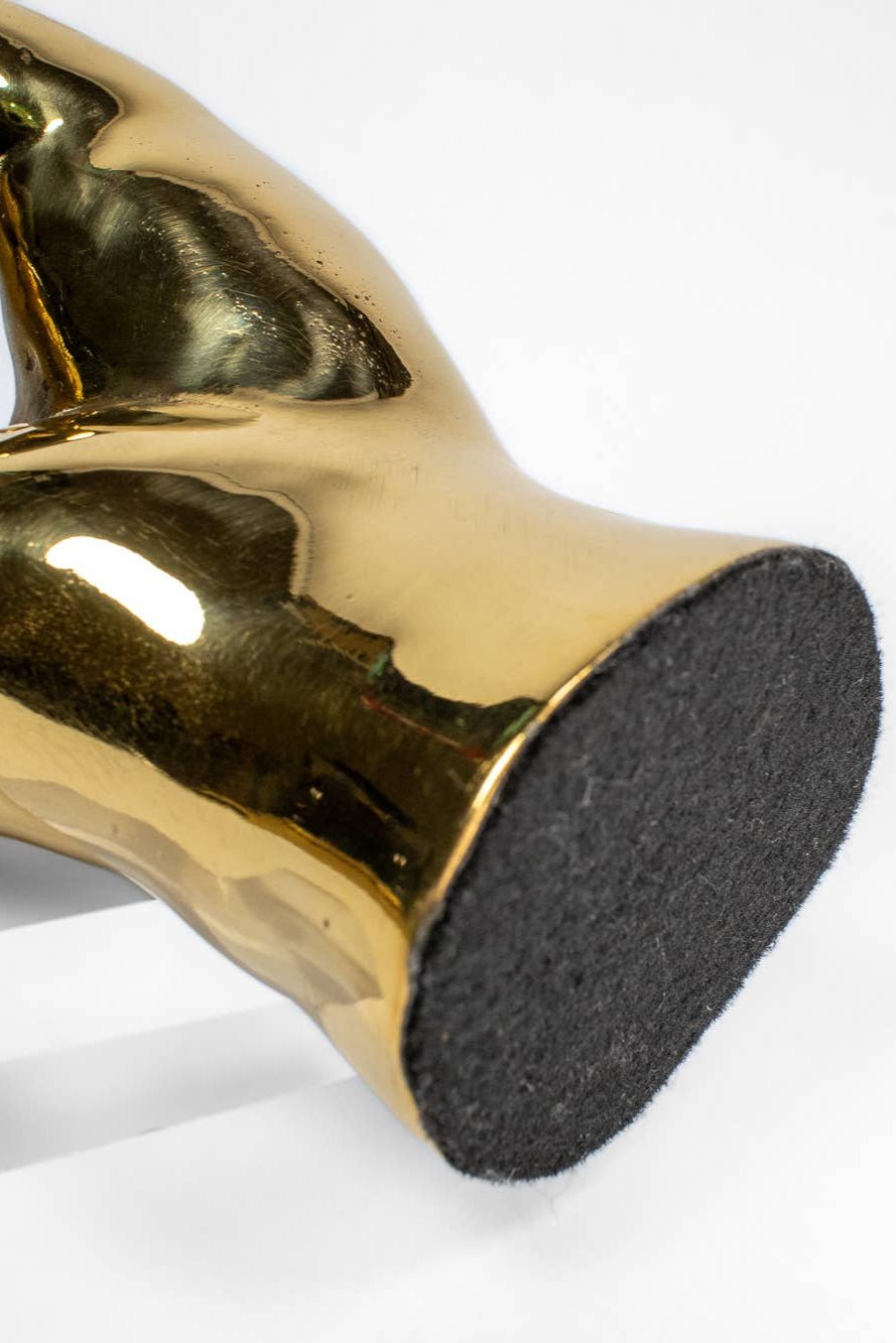 "Frogs" Hand Sign Brass Sculpture - Prize - COLOR GAME