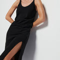 Genevieve Relaxed Tank Dress Jet Black - Nation LTD - COLOR GAME