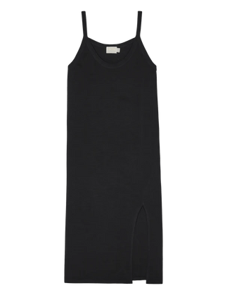 Genevieve Relaxed Tank Dress Jet Black - Nation LTD - COLOR GAME