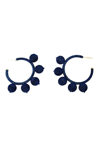 Geo Hoops - Navy - Hello Edie - COLOR GAME